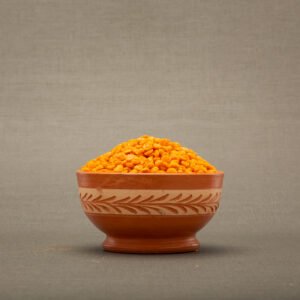 Bowl of fried daal mixture.